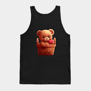 Cute teddy valentines day Tank Top